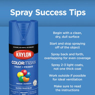 Krylon ColorMaxx 12 Oz. Semi-Gloss Spray Paint  Black