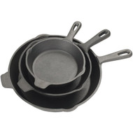 Bayou Classic Cast Iron Skillet Set (6 In.  8 In.  10 In.)