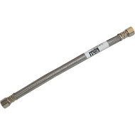 B&K 3/8 In. C x 3/8 In. C x 12 In. L Stainless Steel Faucet Connector
