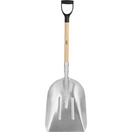 Best Garden 28.25 In. Wood D-Grip Handle #12 Aluminum Scoop Shovel