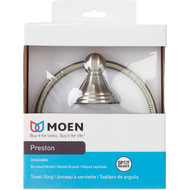 Moen Preston Towel Ring  Brushed Nickel