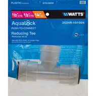 Watts 1/2 In. x 1/2 In. x 1/4 In. Reducing Quick Connect Plastic Tee