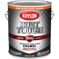 Krylon Rust Tough Gloss Anti-Rust Safety Color Rust Control Enamel  Safety Orange  1 Gal.