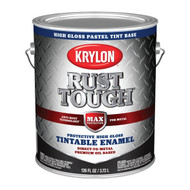 Krylon Rust Tough Oil-Based Gloss  Rust Control Enamel  Pastel Base  1 Gal.