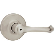 Kwikset Satin Nickel Dorian Privacy Door Lever