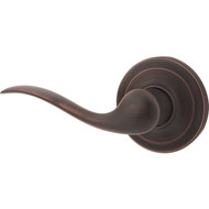 Kwikset Signature Series Venetian Bronze Tustin Passage Door Lever