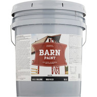 Do it Best Latex Flat Exterior Barn Paint  White  5 Gal.