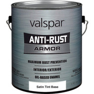 Valspar Anti-Rust Oil-Based Satin Armor Rust Control Enamel  Tint Base  1 Gal.