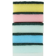 Smart Savers 3.7 In. x 2.36 In. Scrub Sponge (5-Pack)