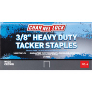 Channellock No. 4 Hammer Tacker Staple  3/8 In. (5000-Pack)