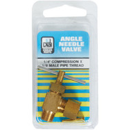 Dial 1/4 In. C X 1/8 In. MPT Needle Angle Valve