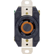 Leviton 30A 125V/250V Black Industrial Grade L14-30R Locking Outlet Receptacle