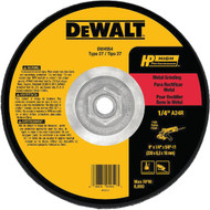 DEWALT HP Type 27 9 In. x 1/4 In. x 5/8 In.-11 Metal Grinding Cut-Off Wheel