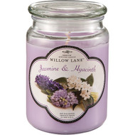 Candle-Lite Willow Lane 19 Oz. Jasmine & Hyacinth Jar Candle