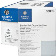 Business Source 8-1/2 In. x 11 In. 20 Lb. White Copier Paper  5000 Sheets