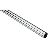 Stanley Home Designs 8 Ft. x 1-5/16 In. Cut-to-Length Closet Rod  Chrome