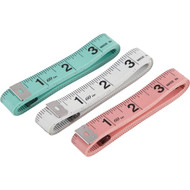 Smart Savers 5 Ft. SAE Cloth Measuring Tape (3-Piece)
