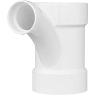 Charlotte Pipe 4 In. X 4 In. X 2 In. Reducing Tee-Wye PVC Tee