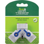 Best Garden Poly Y-Connector Hose Shutoff
