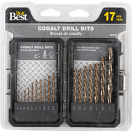 Do it Best 17-Piece Cobalt Drill Bit Set  1/16 In. thru 3/8 In.