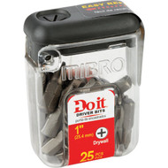 Do it Square Recess 25-Piece #2 1 In. Drywall Screwdriver Bit