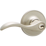 Schlage Dexter Satin Nickel Seville Entry Door Lever