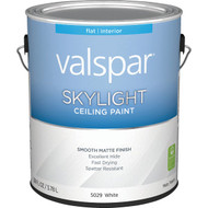 Valspar Skylight Latex Matte Flat Ceiling Paint  Soft White  1 Gal.