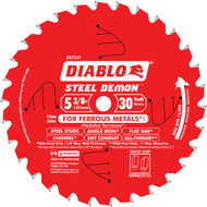 Diablo Steel Demon 5-3/8 In. 30-Tooth Ferrous Metals Circular Saw Blade  10 mm Arbor