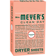 Mrs. Meyer's Clean Day Geranium Dryer Sheet (80 Count)