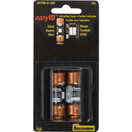 Bussmann 15A FRN-R Cartridge Heavy-Duty Time Delay Cartridge Fuse (2-Pack)