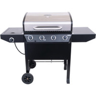 Thermos 4-Burner Stainless Steel 38 000-BTU LP Gas Grill with 10 000-BTU Side -Burner