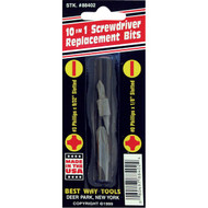 Best Way Tools Phillips 10-in-1 Replacement Double End Screwdriver Bit