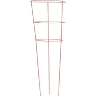 Panacea 42 In. Red Powder Coat Galvanized Welded Wire Tomato Cage