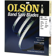 Olson 63-1/2 In. x 1/4 In. 6 TPI Hook Wood Cutting Band Saw Blade