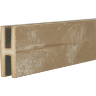 Dimensions 2-1/8 In W x 95-1/2 In L x 3/4 D Brownstone Vinyl Panel H-Divider