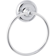 Home Impressions Aria Polished Chrome Towel Ring