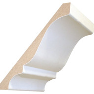 Cedar Creek L45 19/32 In. W. x 5-1/4 In. H. x 8 Ft. L. White Primed MDF Crown Molding