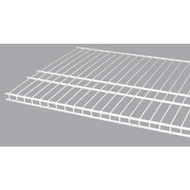 ClosetMaid SuperSlide 12 Ft. W. x 16 In. D. Ventilated Closet Shelf  White