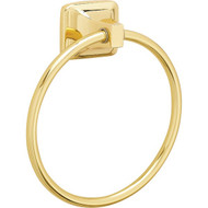 Home Impressions Vista Brass Towel Ring