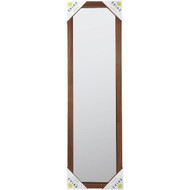 Home Decor Innovations Raven 15 In. x 51 In. Framed Door Mirror
