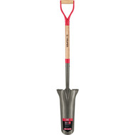 Truper Tru Tough 30 In. Wood D-Handle Round Point Drain Spade