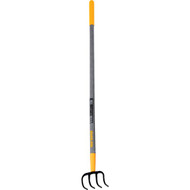 True Temper 4-Tine 54 In. Wood Handle Garden Cultivator