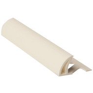 M-D Building Products 3/8 In. x 8 Ft. White Heavy-Duty Vinyl Tile Edging