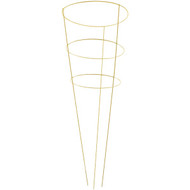 Panacea 42 In. Yellow Powder Coat Galvanized Welded Wire Tomato Cage