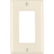Leviton Decora 1-Gang Nylon Rocker Decorator Wall Plate  Light Almond