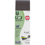 Gator Blade 3 In. x 21 In. 100 Grit Heavy-Duty Sanding Belt (4-Pack)