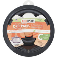 Range Kleen Electric 6" Style C Round Black Drip Pan