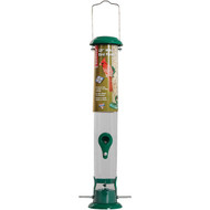 Stokes Select Green Plastic 2 Lb. Capacity Tube Bird Feeder