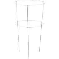 Panacea 30 In. Galvanized Wire Double Peony Ring