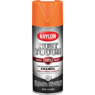 Krylon Rust Tough 12 Oz. Gloss Alkyd Enamel Spray Paint  Orange